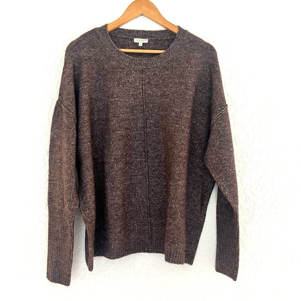 Legendary Outfitters Womens XL Brown Soft Sweater Loose Fit Lagenlook